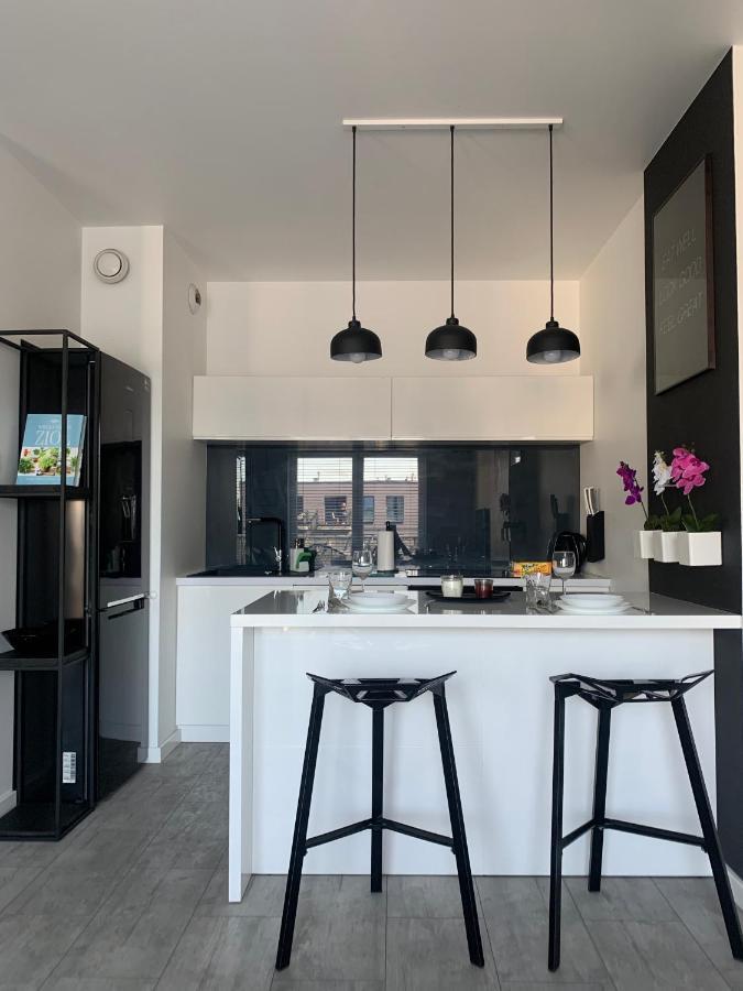 Two-Levels Penthouse With A Garden In The City Center Daire Łódź Dış mekan fotoğraf